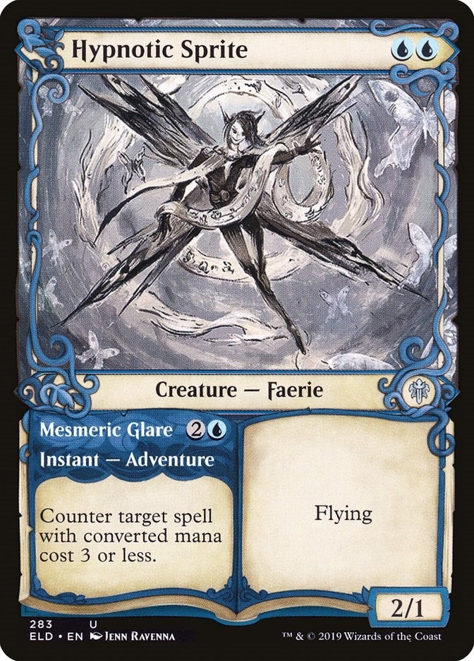 Image for Hypnotic Sprite (Showcase) (Throne of Eldraine) (283) - Magic: The Gathering