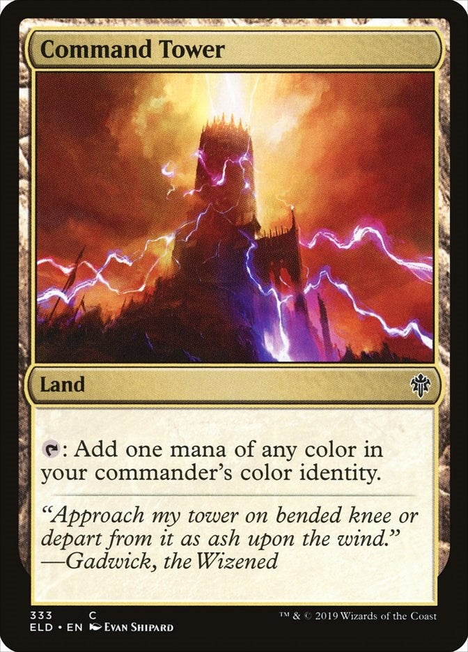 Image for Command Tower (Throne of Eldraine) (333) - Magic: The Gathering