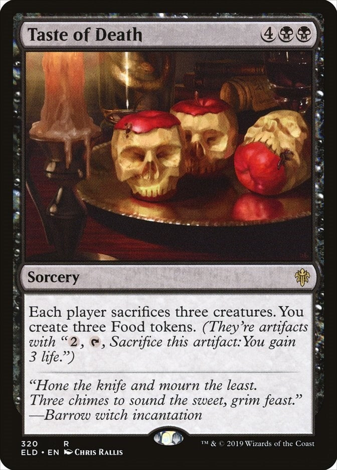 Image for Taste of Death (Throne of Eldraine) (320) - Magic: The Gathering