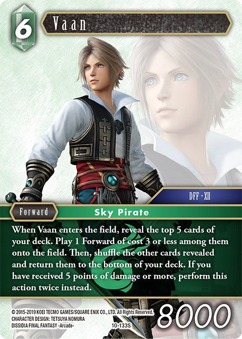 Image for Vaan (Starter) (Opus X) (10-133S) - Final Fantasy TCG