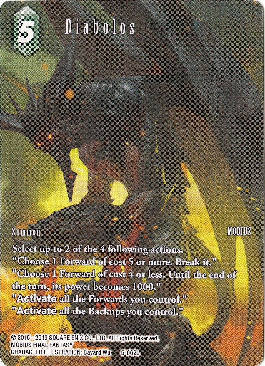 Image for Diabolos - 5-062L (Full Art) (Deck Exclusive Cards) (5-062L) - Final Fantasy TCG
