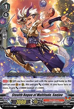 Image for Stealth Rogue of Multitude, Sanjee (V-BT06: Phantasmal Steed Restoration) (V-BT06/058EN) - Cardfight Vanguard
