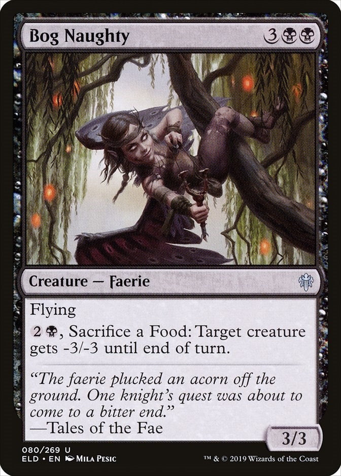 Image for Bog Naughty (Throne of Eldraine) (80) - Magic: The Gathering