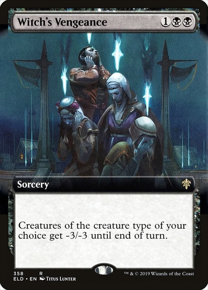 Image for Witch's Vengeance (Extended Art) (Throne of Eldraine) (358) - Magic: The Gathering