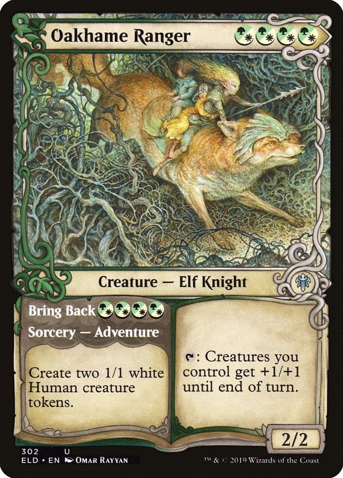 Image for Oakhame Ranger (Showcase) (Throne of Eldraine) (302) - Magic: The Gathering