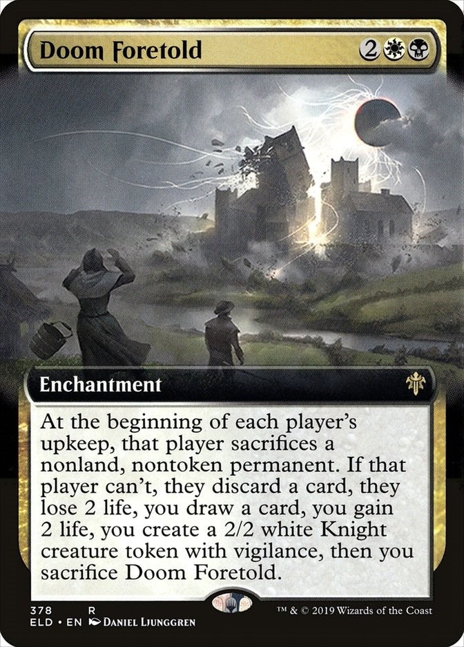Image for Doom Foretold (Extended Art) (Throne of Eldraine) (378) - Magic: The Gathering