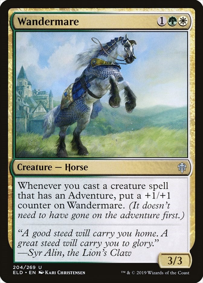 Image for Wandermare (Throne of Eldraine) (204) - Magic: The Gathering