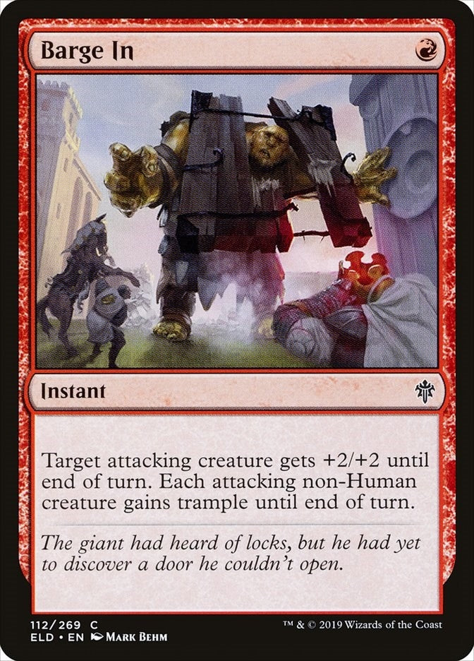 Image for Barge In (Throne of Eldraine) (112) - Magic: The Gathering