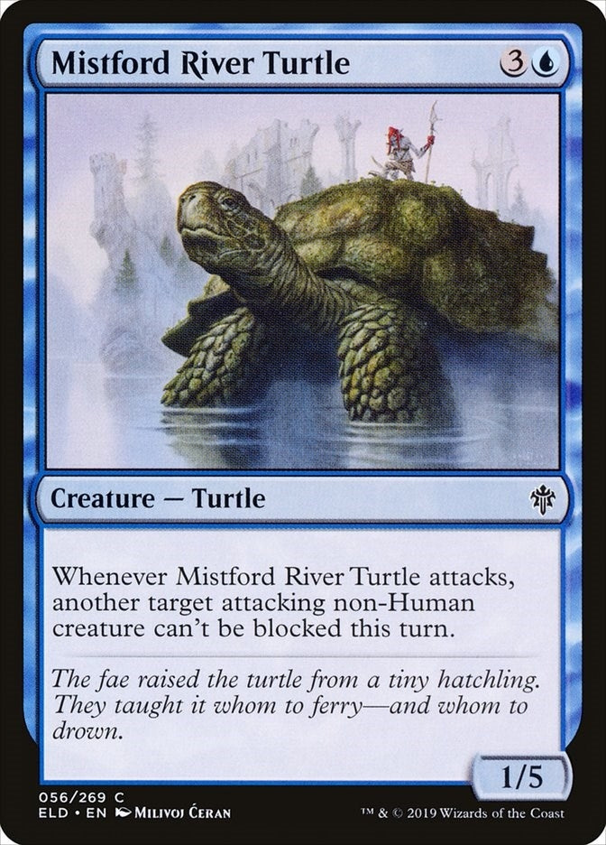 Image for Mistford River Turtle (Throne of Eldraine) (56) - Magic: The Gathering