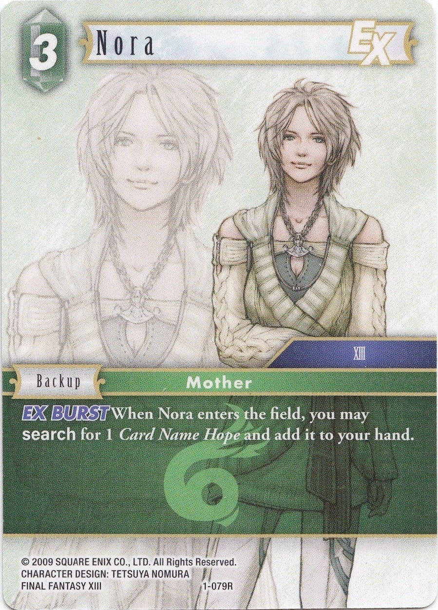 Image for Nora EX - 1-079R (Deck Exclusive Cards) (1-079R) - Final Fantasy TCG