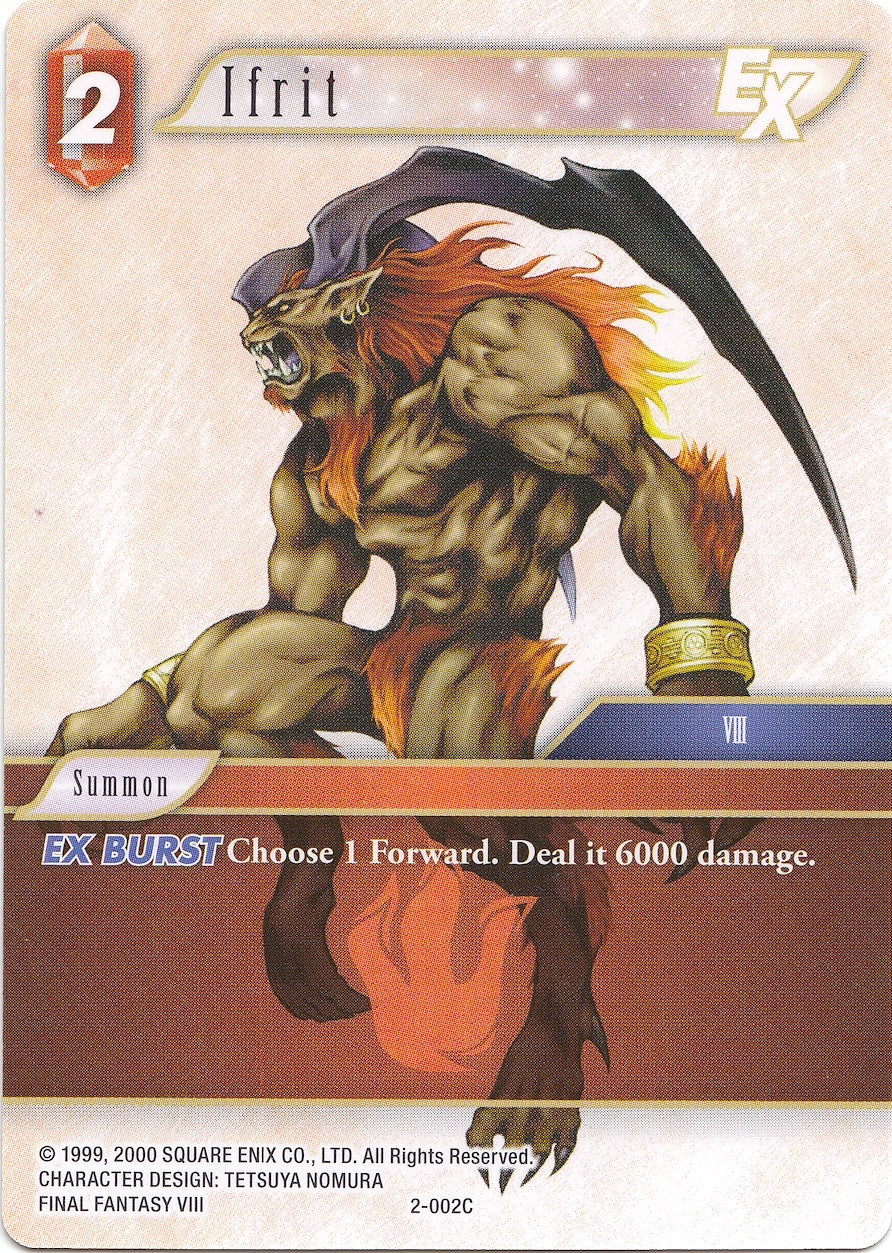 Image for Ifrit EX - 2-002C (Deck Exclusive Cards) (2-002C) - Final Fantasy TCG