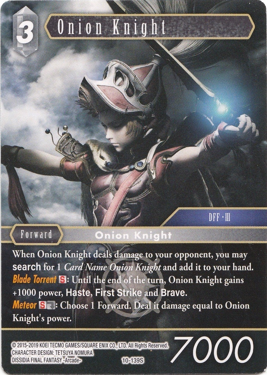 Image for Onion Knight (Starter) (Opus X) (10-139S) - Final Fantasy TCG