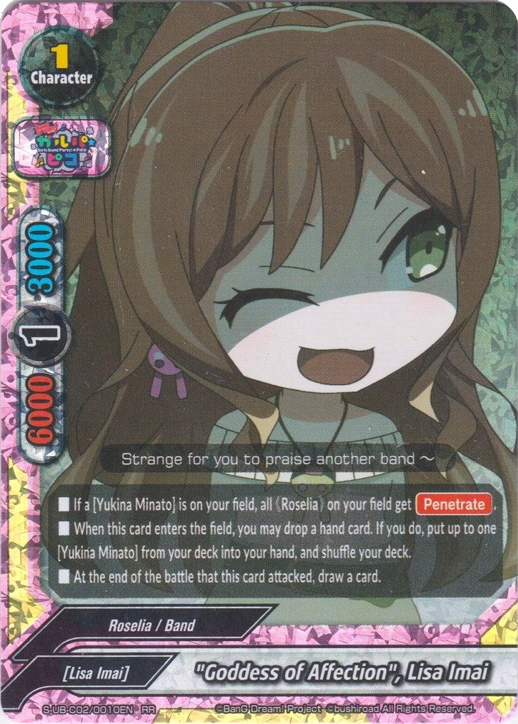 Image for "Goddess of Affection", Lisa Imai (BanG Dream! Girls Band Party! PICO) (S-UB-C02/0010EN) - Future Card BuddyFight