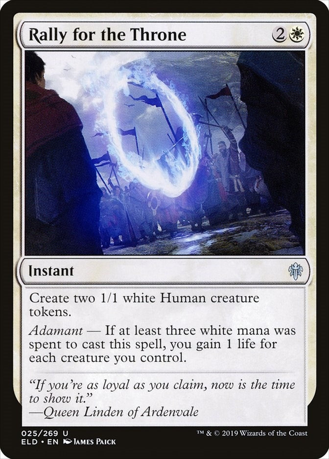 Image for Rally for the Throne (Throne of Eldraine) (25) - Magic: The Gathering