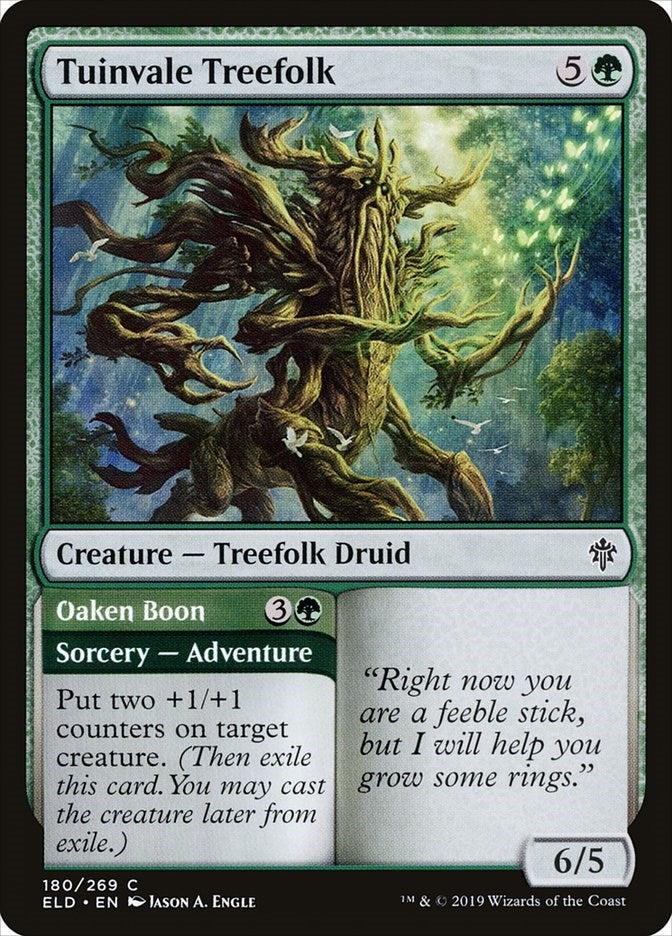 Image for Tuinvale Treefolk (Throne of Eldraine) (180) - Magic: The Gathering