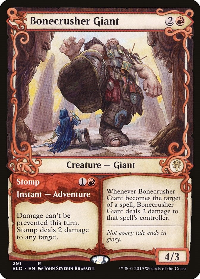 Image for Bonecrusher Giant (Showcase) (Throne of Eldraine) (291) - Magic: The Gathering