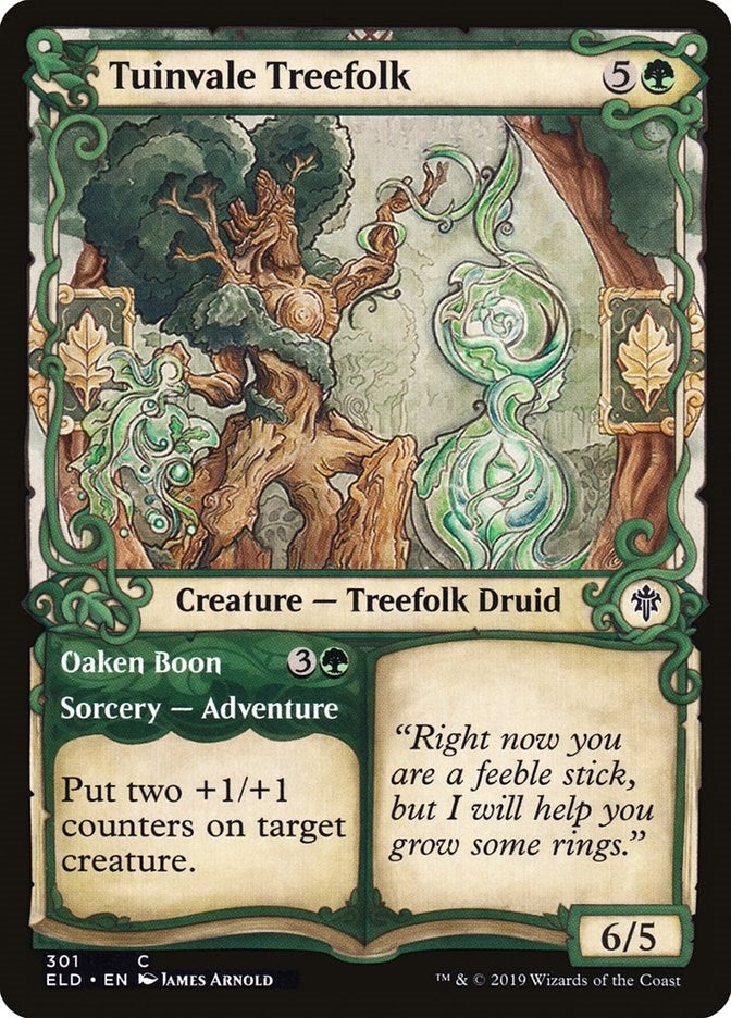 Image for Tuinvale Treefolk (Showcase) (Throne of Eldraine) (301) - Magic: The Gathering