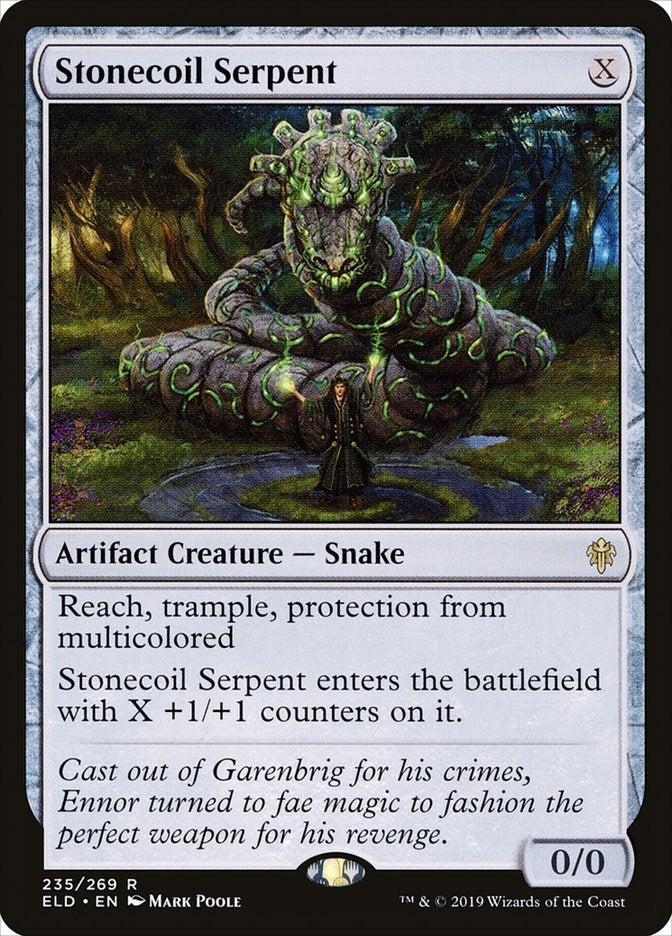 Image for Stonecoil Serpent (Throne of Eldraine) (235) - Magic: The Gathering