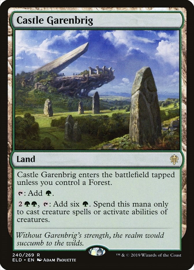 Image for Castle Garenbrig (Throne of Eldraine) (240) - Magic: The Gathering
