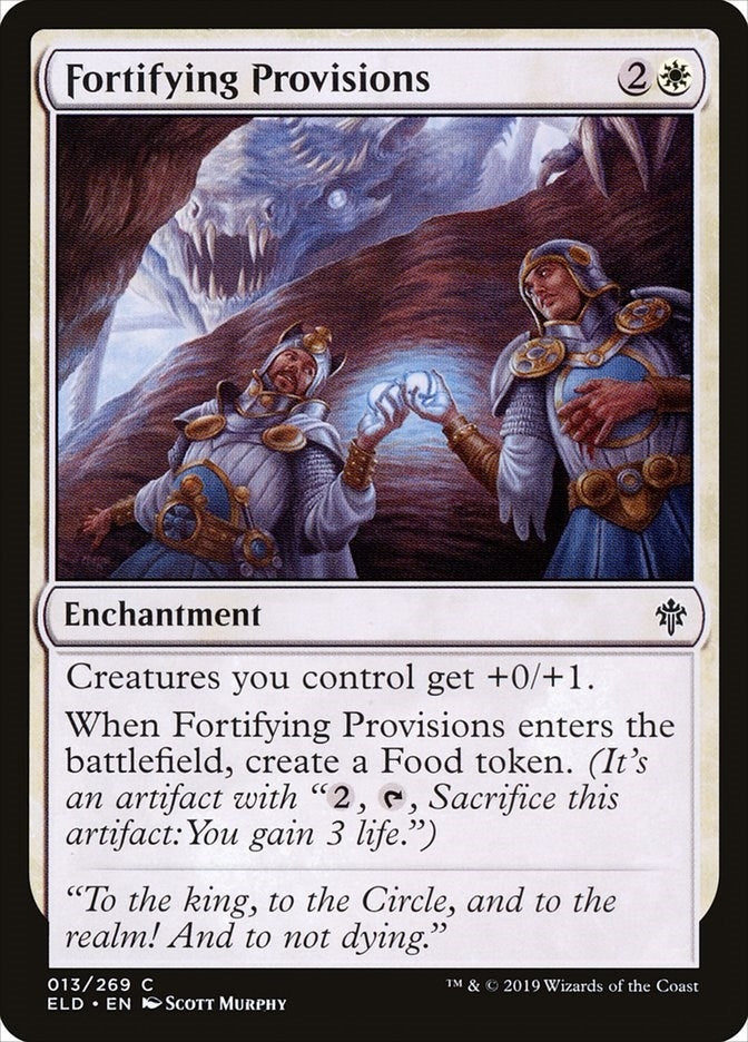 Image for Fortifying Provisions (Throne of Eldraine) (13) - Magic: The Gathering