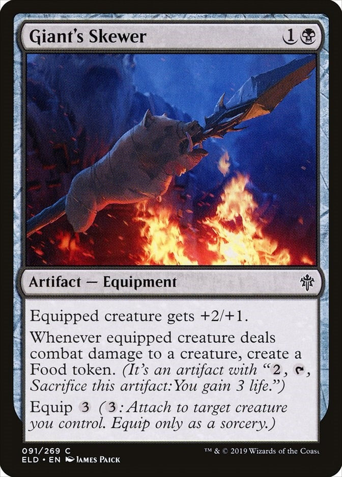 Image for Giant's Skewer (Throne of Eldraine) (91) - Magic: The Gathering