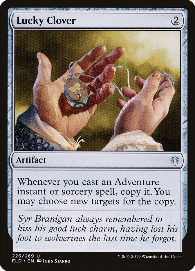 Image for Lucky Clover (Throne of Eldraine) (226) - Magic: The Gathering
