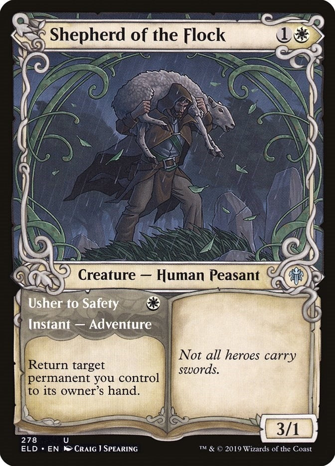 Image for Shepherd of the Flock (Showcase) (Throne of Eldraine) (278) - Magic: The Gathering
