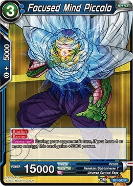 Image for Focused Mind Piccolo (Shatterfoil) (Draft Box 04 - Dragon Brawl) (TB1-032) - Dragon Ball Super: Masters