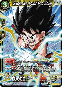 Image for Explosive Spirit Son Goku (Shatterfoil) (Draft Box 04 - Dragon Brawl) (BT3-088) - Dragon Ball Super: Masters