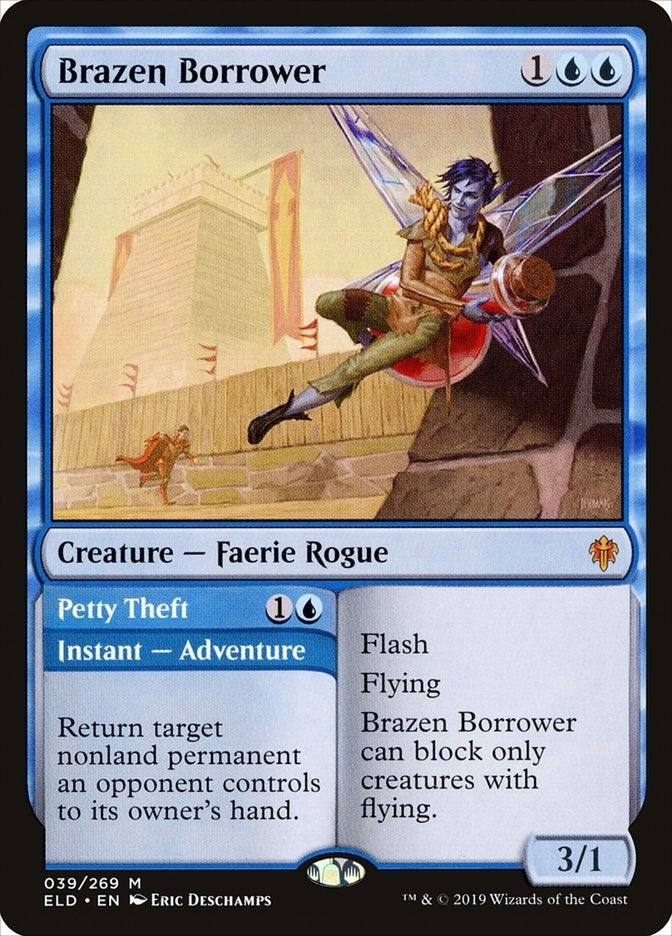 Image for Brazen Borrower (Throne of Eldraine) (39) - Magic: The Gathering