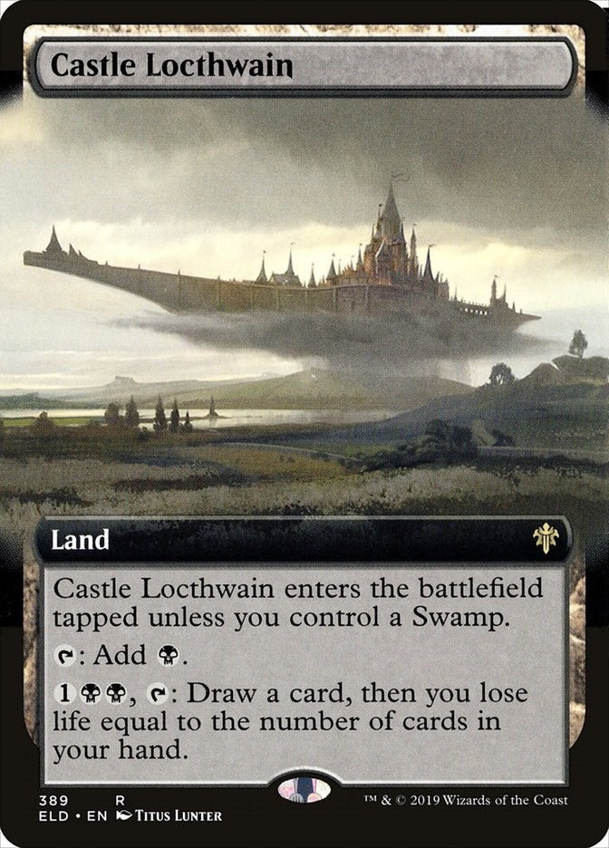 Image for Castle Locthwain (Extended Art) (Throne of Eldraine) (389) - Magic: The Gathering
