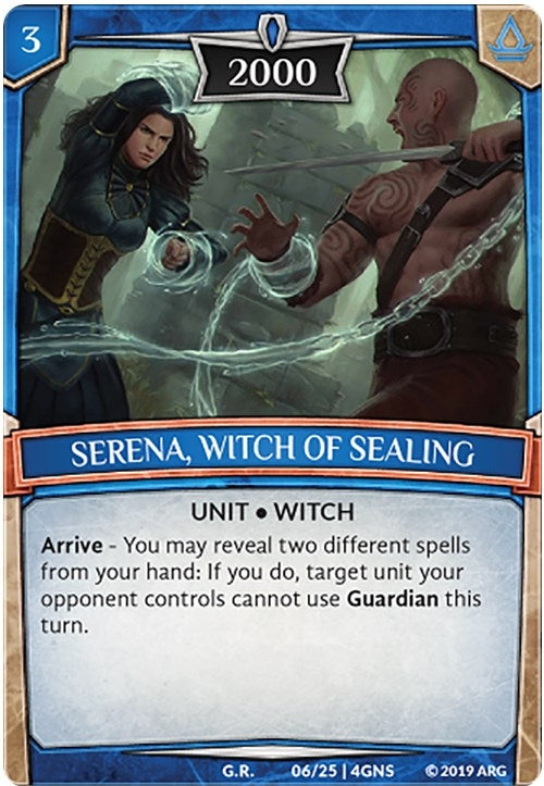 Image for Serena, Witch of Sealing (Expansion Pack 2: Genesis) (6/25 | 4GNS) - Argent Saga TCG