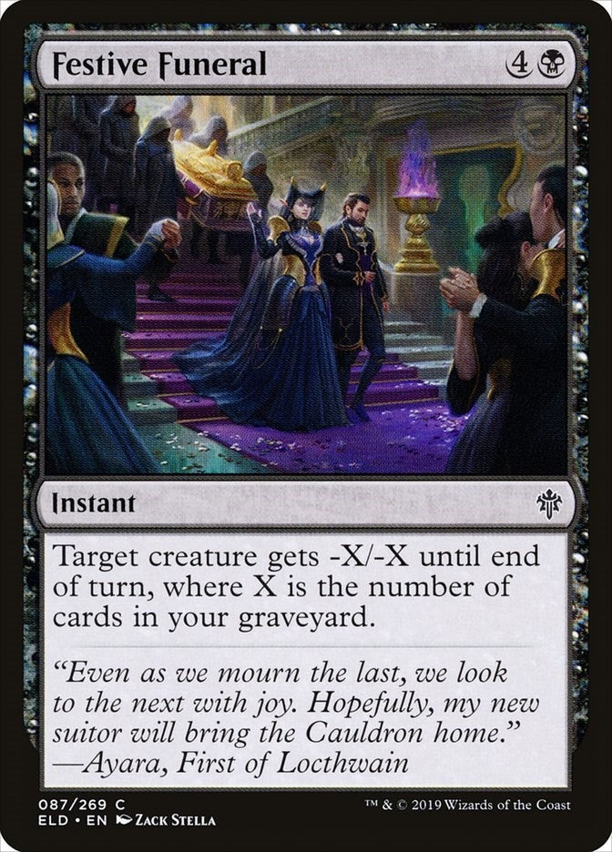 Image for Festive Funeral (Throne of Eldraine) (87) - Magic: The Gathering