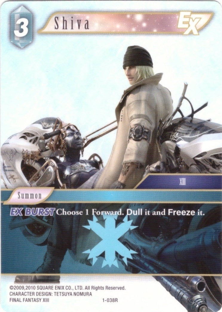 Image for Shiva EX (Rare) - 1-038R (Deck Exclusive Cards) (1-038R) - Final Fantasy TCG