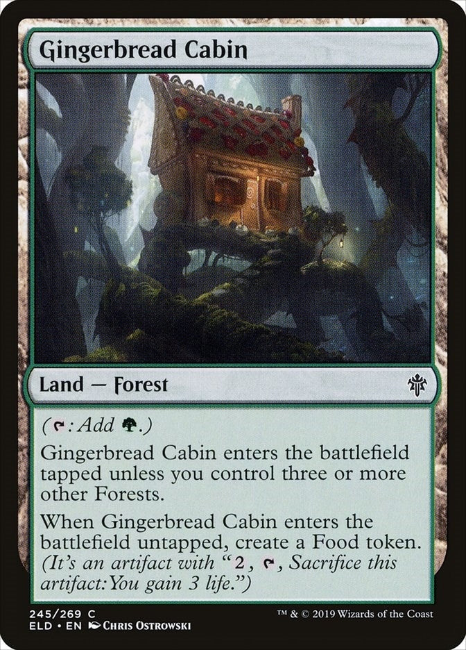 Image for Gingerbread Cabin (Throne of Eldraine) (245) - Magic: The Gathering