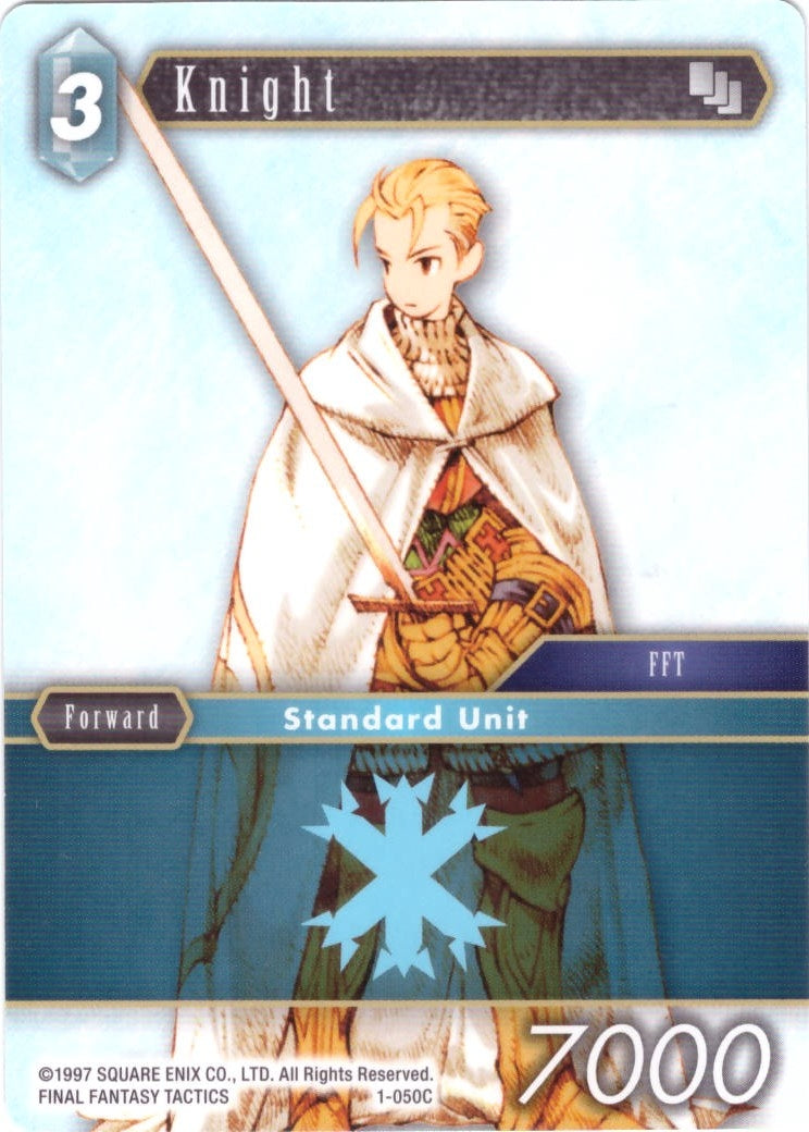 Image for Knight (Male Unit) - 1-050C (Deck Exclusive Cards) (1-050C) - Final Fantasy TCG