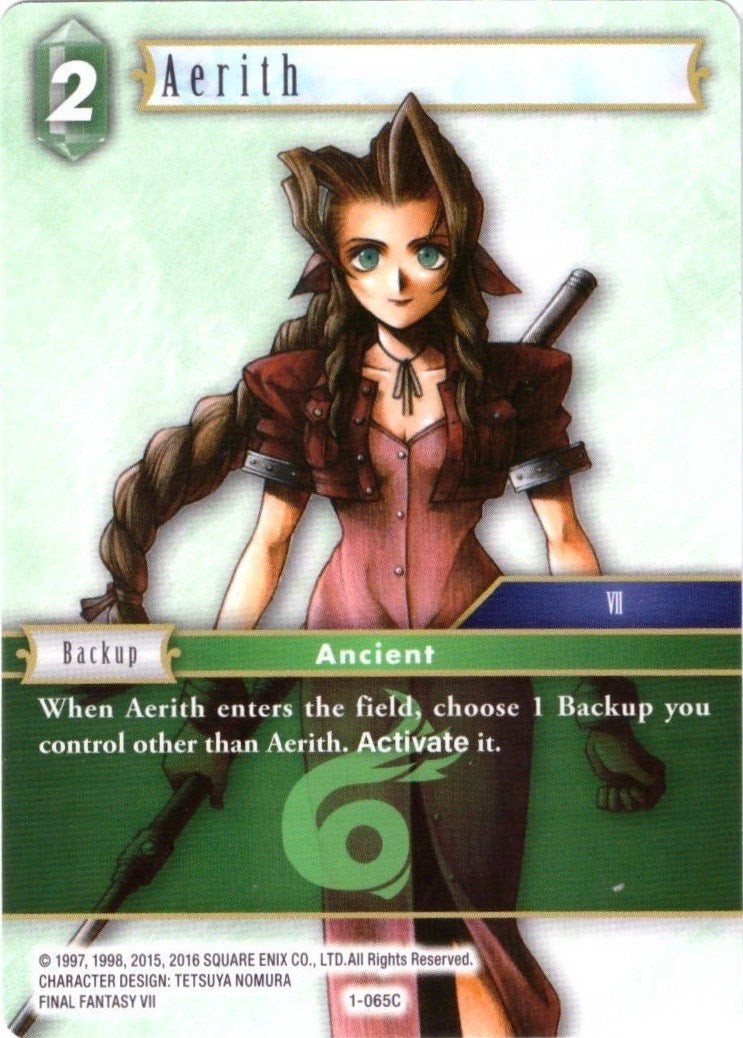 Image for Aerith (Common) - 1-065C (Deck Exclusive Cards) (1-065C) - Final Fantasy TCG