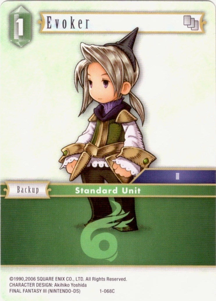 Image for Evoker (Luneth) - 1-068C (Deck Exclusive Cards) (1-068C) - Final Fantasy TCG