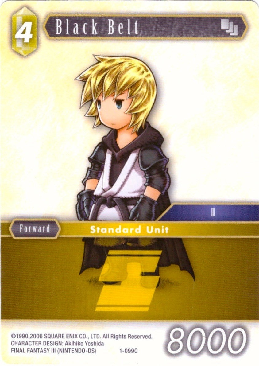 Image for Black Belt (Ingus) - 1-099C (Deck Exclusive Cards) (1-099C) - Final Fantasy TCG
