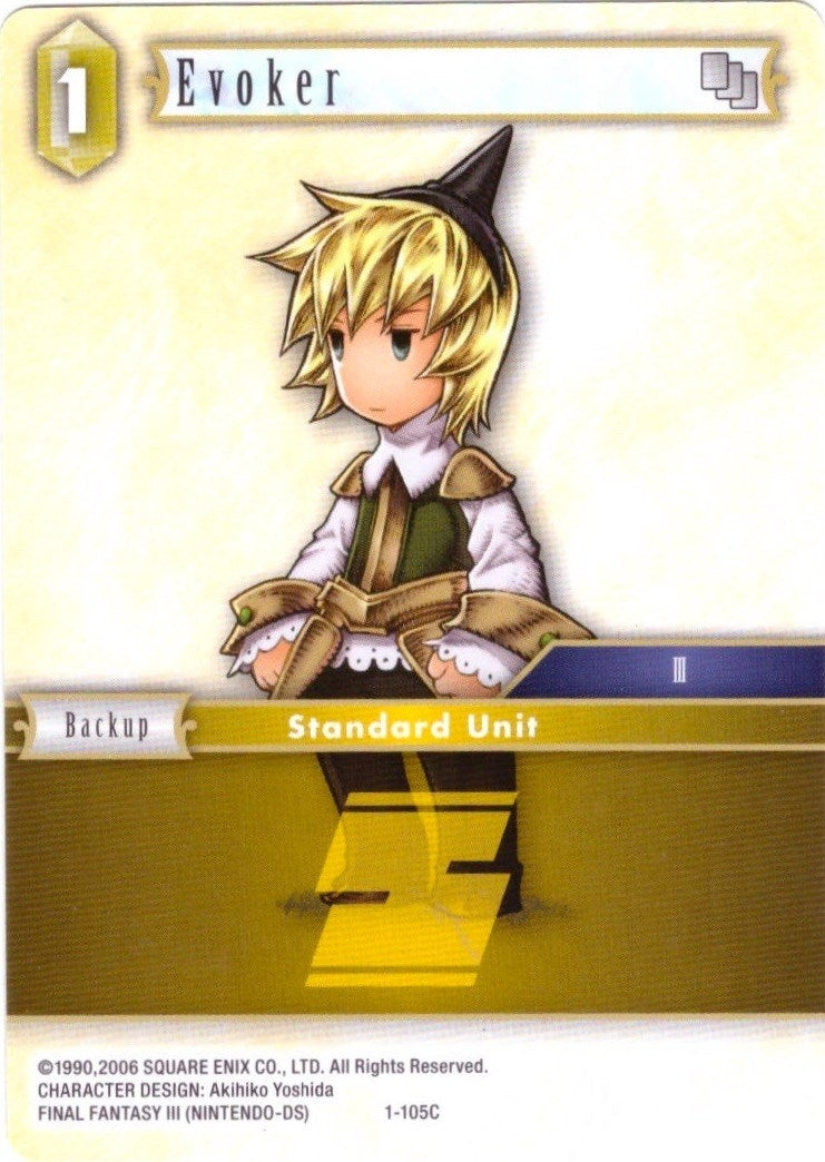 Image for Evoker (Ingus) - 1-105C (Deck Exclusive Cards) (1-105C) - Final Fantasy TCG