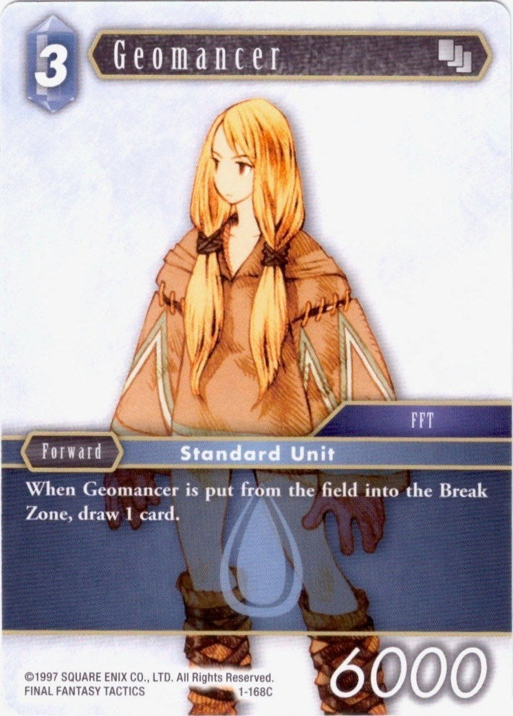 Image for Geomancer (Female Unit) - 1-168C (Deck Exclusive Cards) (1-168C) - Final Fantasy TCG