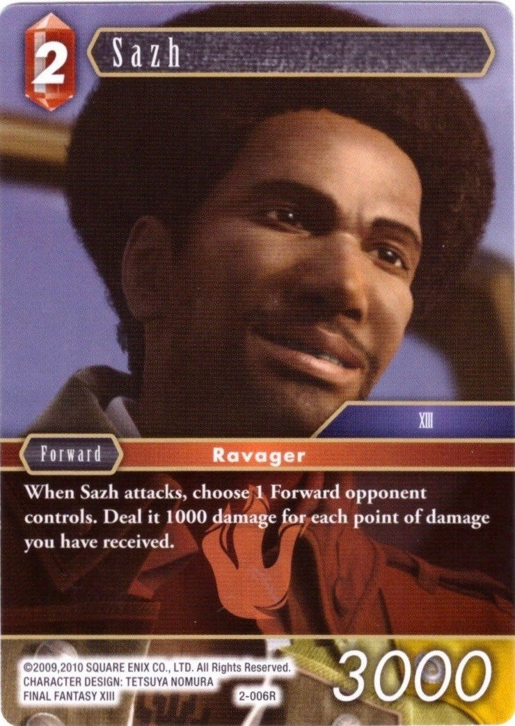 Image for Sazh - 2-006R (Deck Exclusive Cards) (2-006R) - Final Fantasy TCG