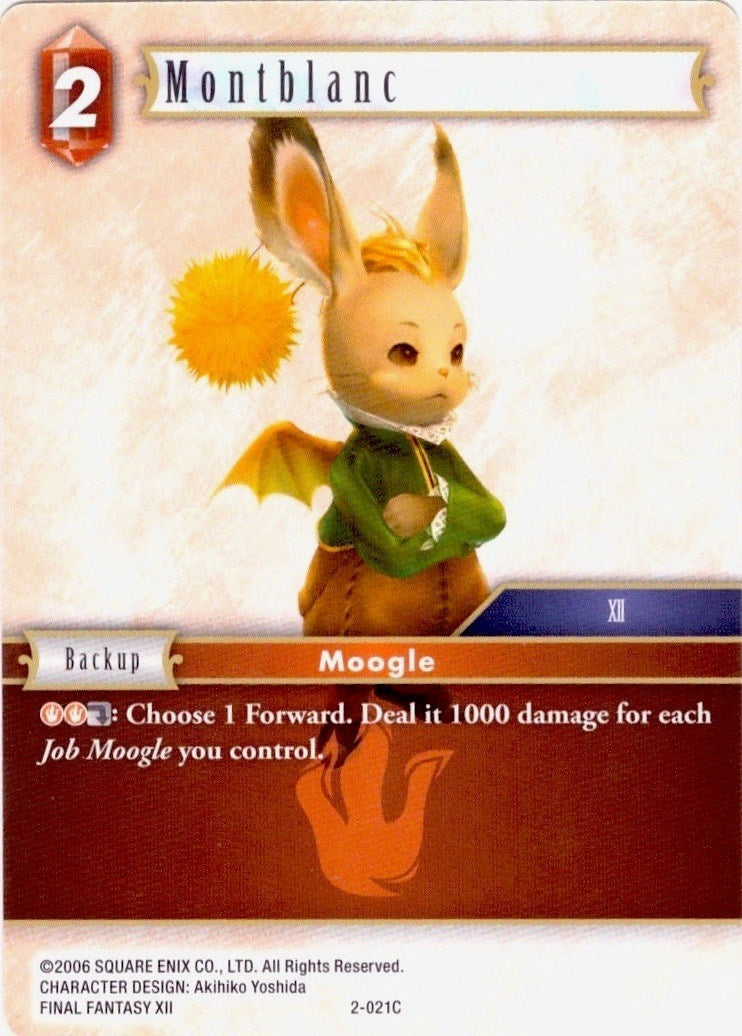 Image for Montblanc - 2-021C (Deck Exclusive Cards) (2-021C) - Final Fantasy TCG