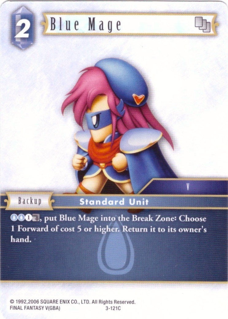 Image for Blue Mage - 3-121C (Deck Exclusive Cards) (3-121C) - Final Fantasy TCG
