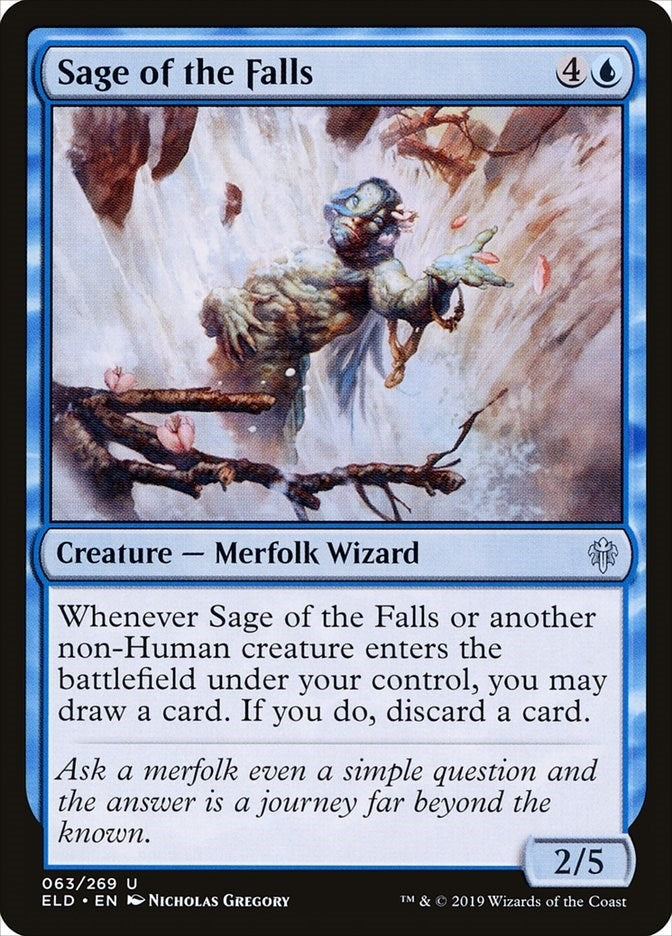 Image for Sage of the Falls (Throne of Eldraine) (63) - Magic: The Gathering