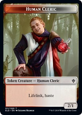 Image for Human Cleric Token (Throne of Eldraine) (11) - Magic: The Gathering