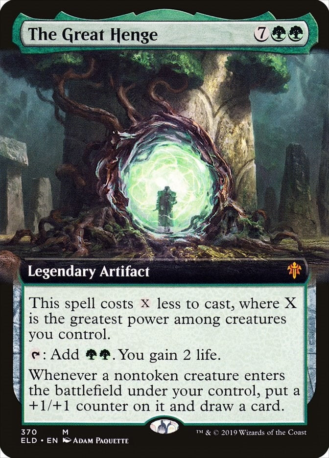 Image for The Great Henge (Extended Art) (Throne of Eldraine) (370) - Magic: The Gathering