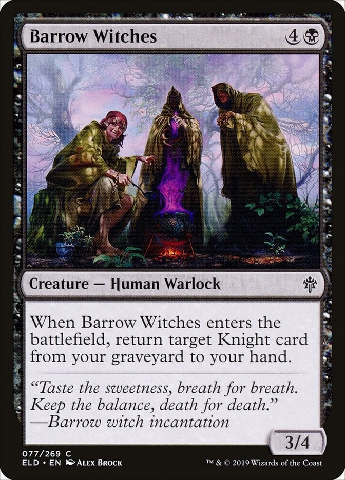 Image for Barrow Witches (Throne of Eldraine) (77) - Magic: The Gathering