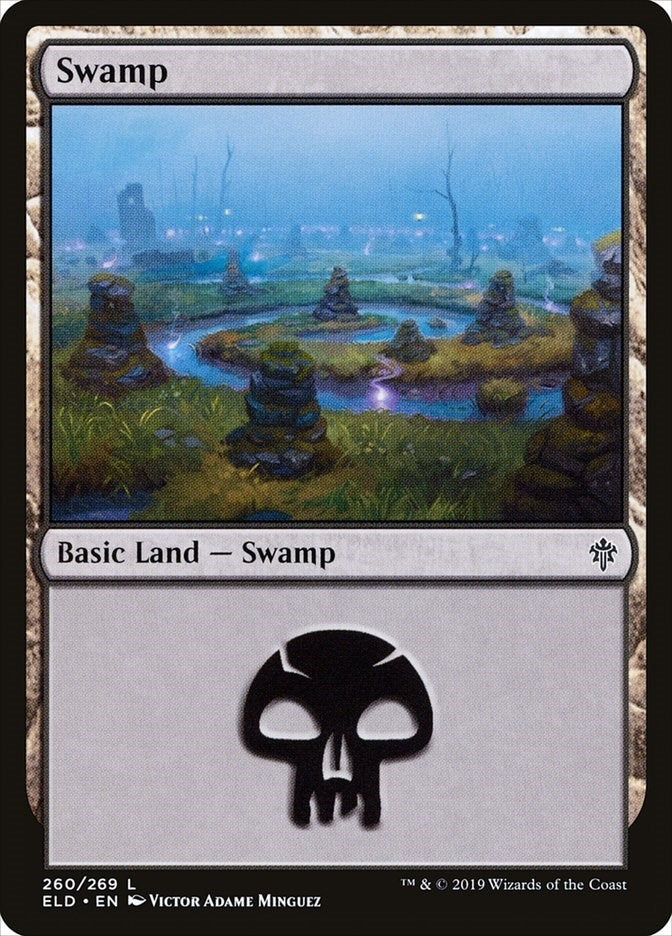 Image for Swamp (260) (Throne of Eldraine) (260) - Magic: The Gathering