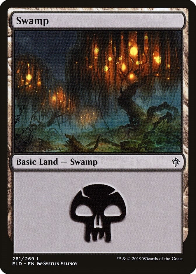 Image for Swamp (261) (Throne of Eldraine) (261) - Magic: The Gathering